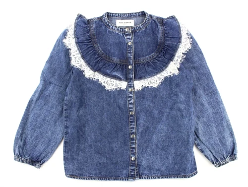 Sofie Schnoor Girls denimskjorte blue